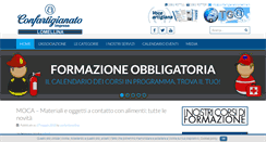 Desktop Screenshot of confartigianatolomellina.it